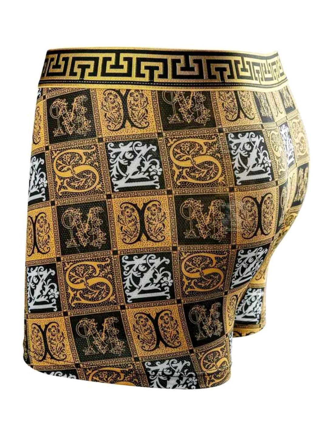 Golden Grid Boxer Set - Pack of 4