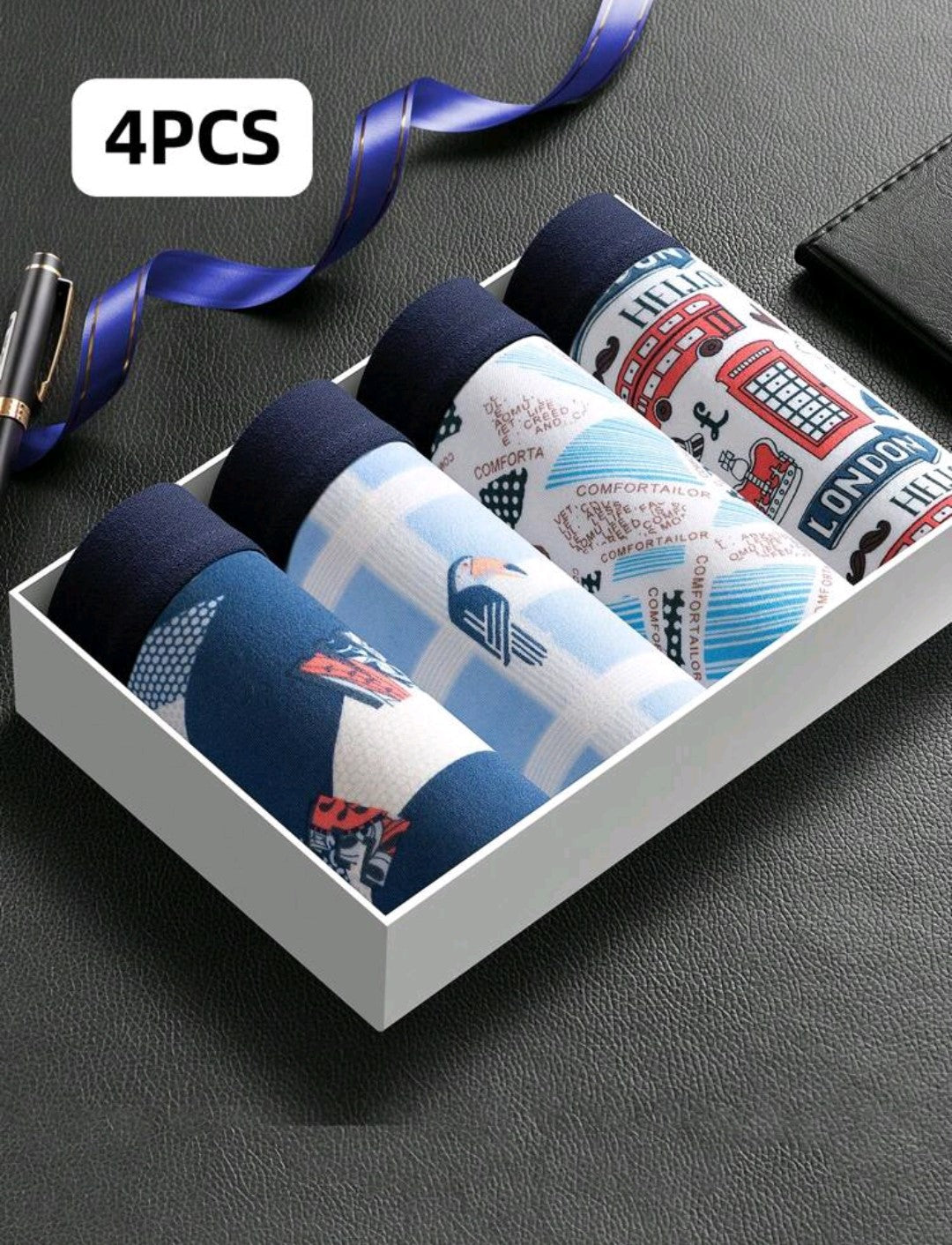BreatheGuard Boxers - Antibacterial Set - Pack of 4