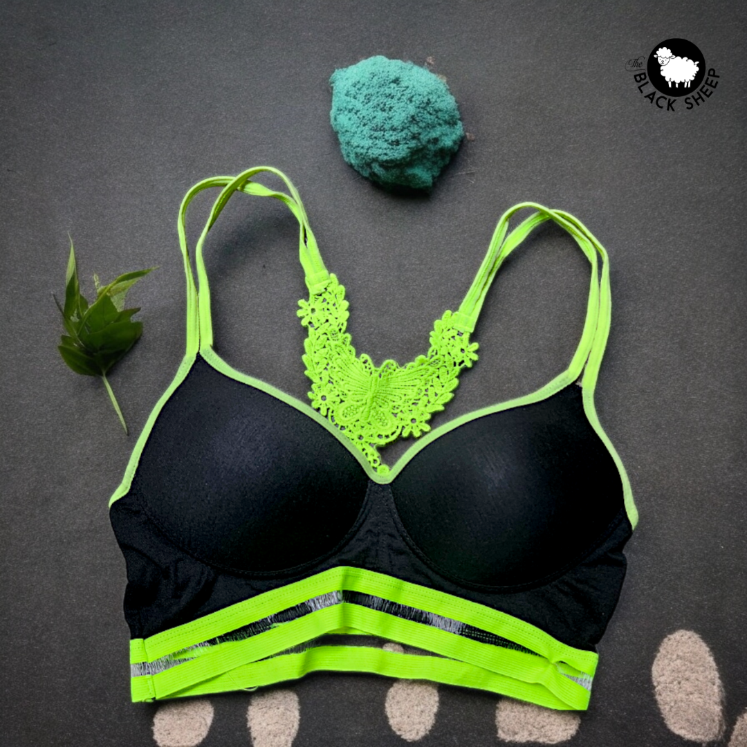 š Radiant Rhythm Sports Bra - Lemon Glow Edition š