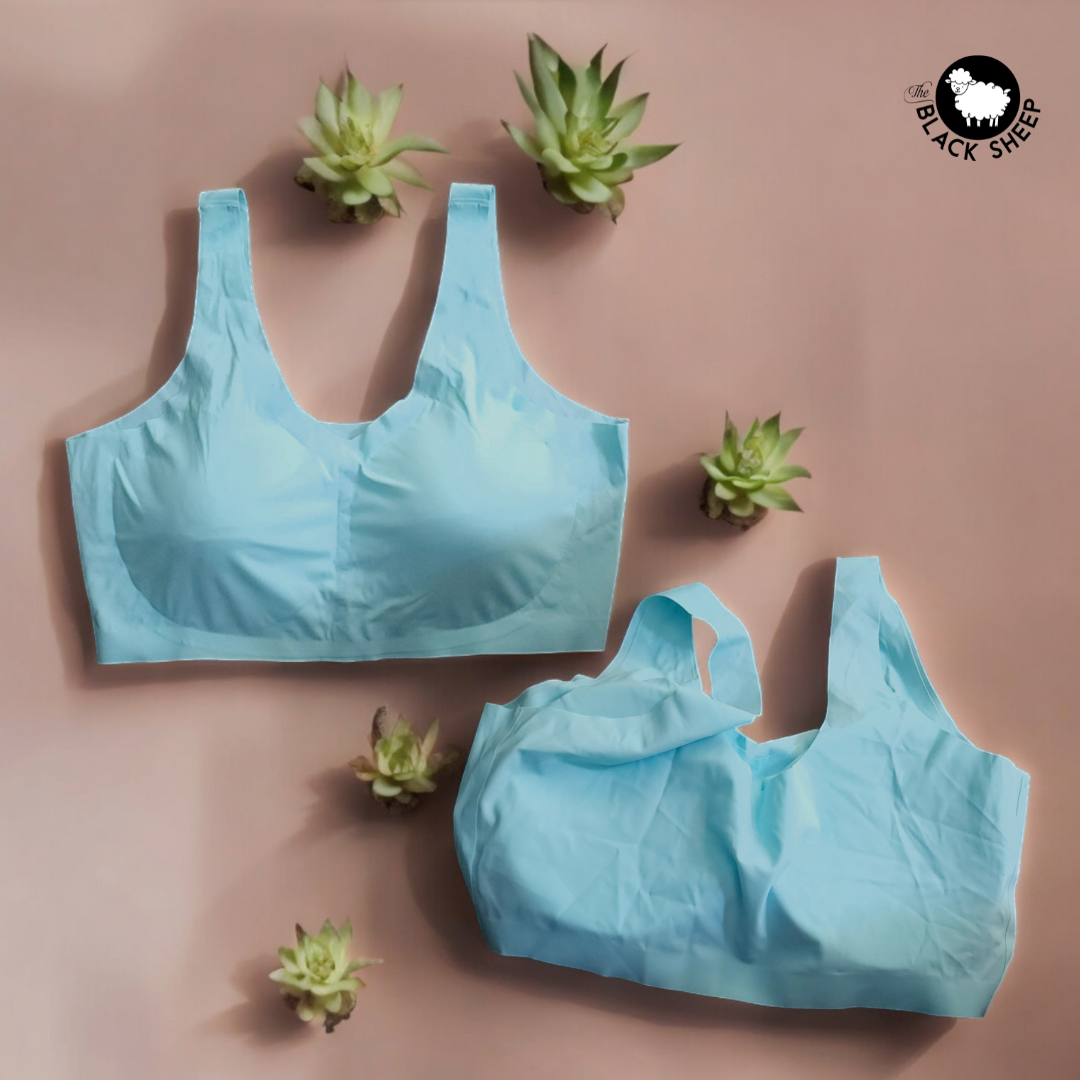 πββοΈ FitFlex Sports Bra - Ocean Blue π