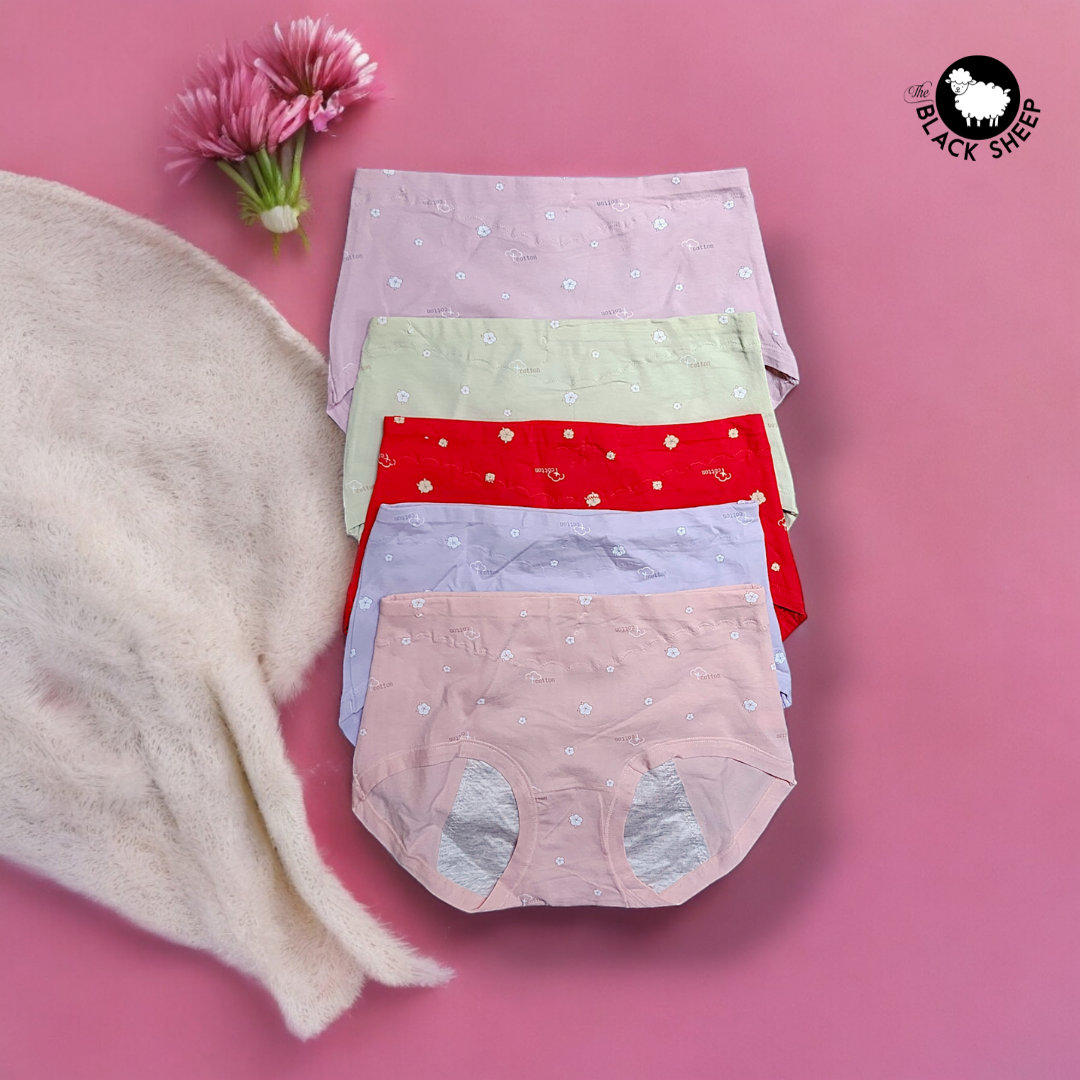 šø Cozy Blossom Period Panties (Pink) šø