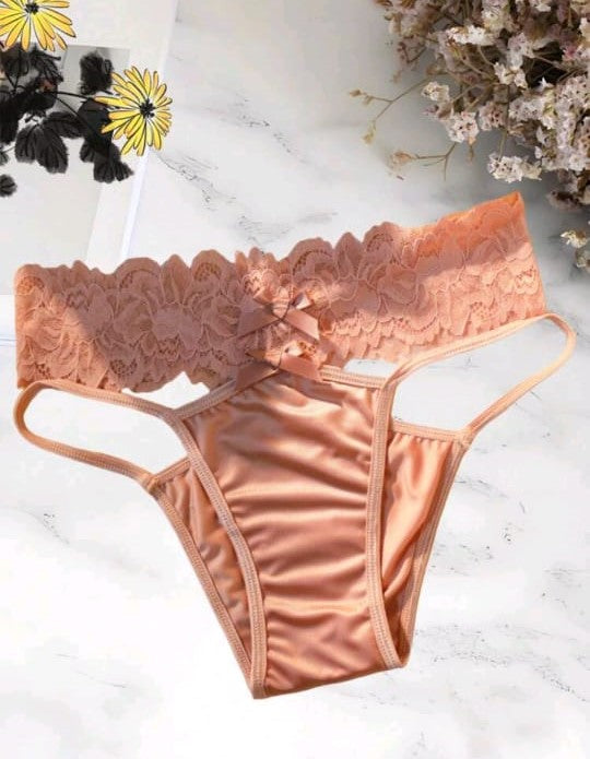Lace Temptation Panty - Pink