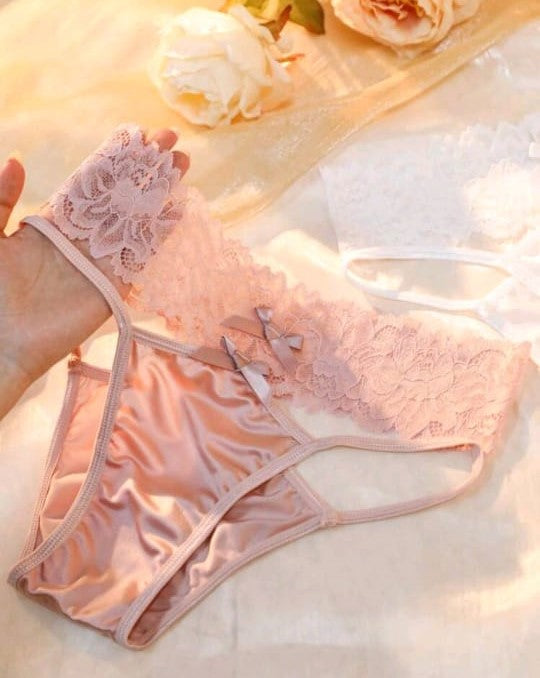 Lace Temptation Panty - Pink
