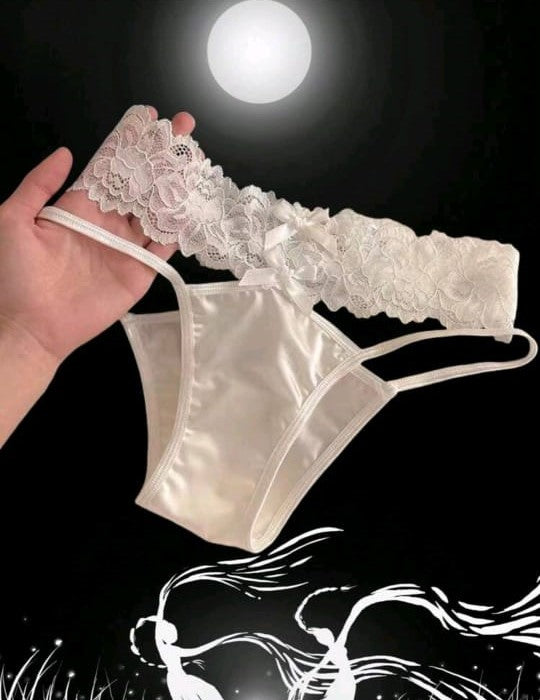 Lace Temptation Panty - White