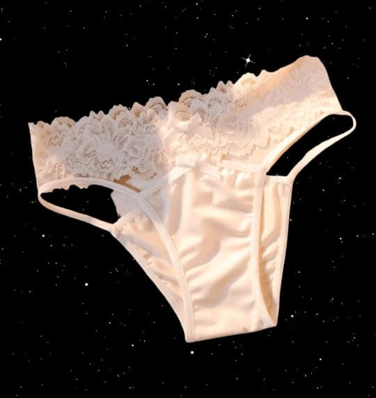 Lace Temptation Panty - White