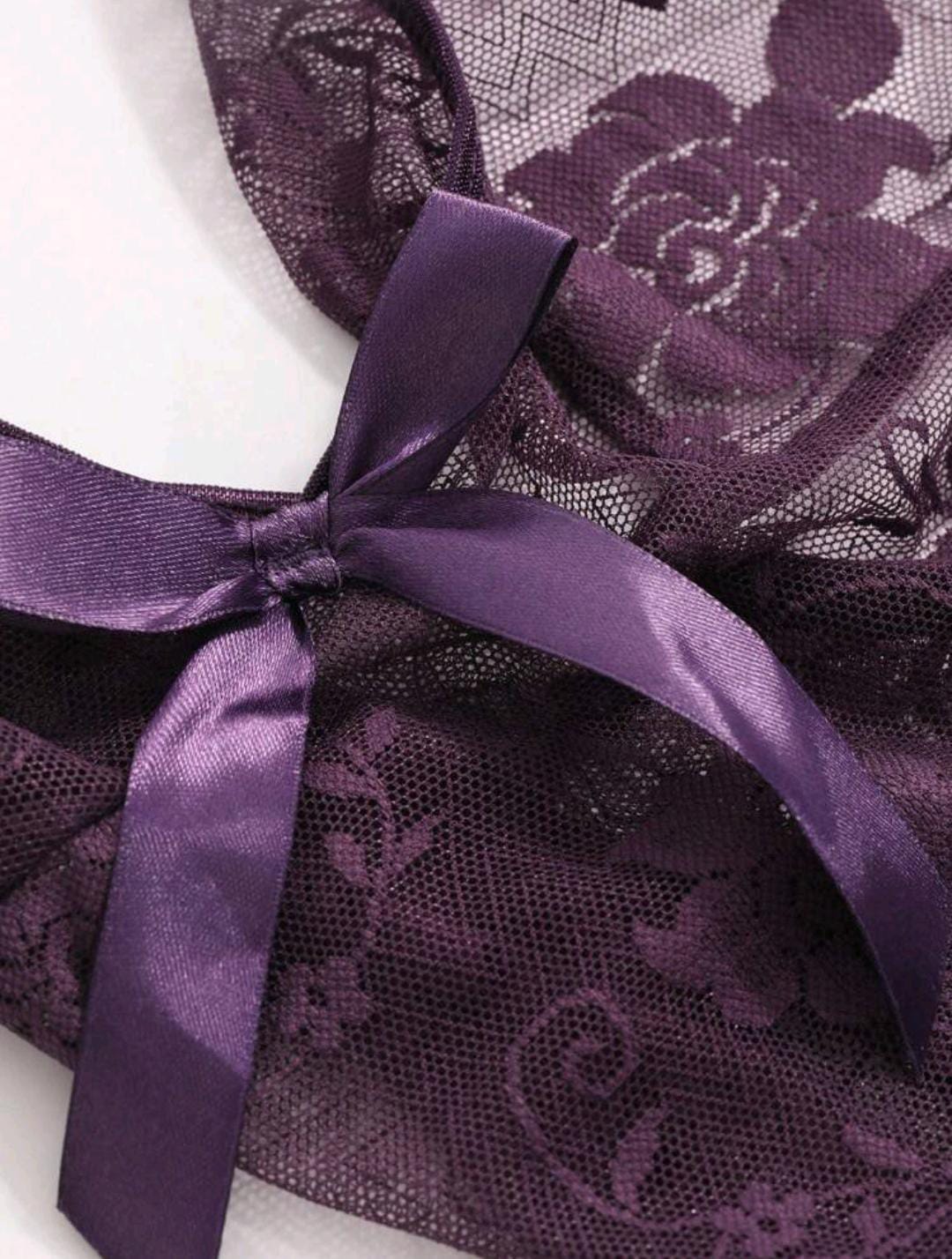 Lace Bomb Nighty - Purple