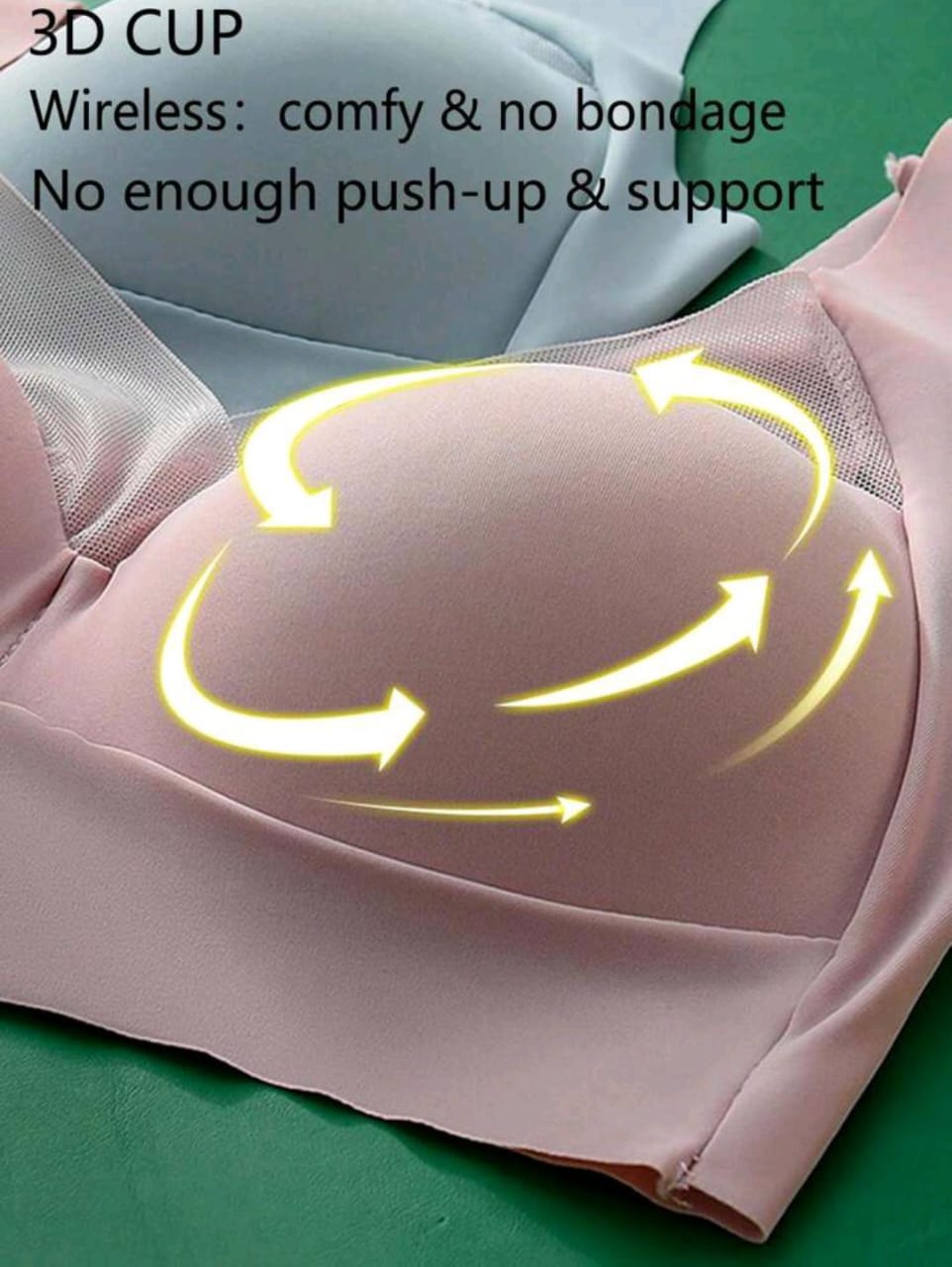 Easy Stretch Sports Bra (Pink)
