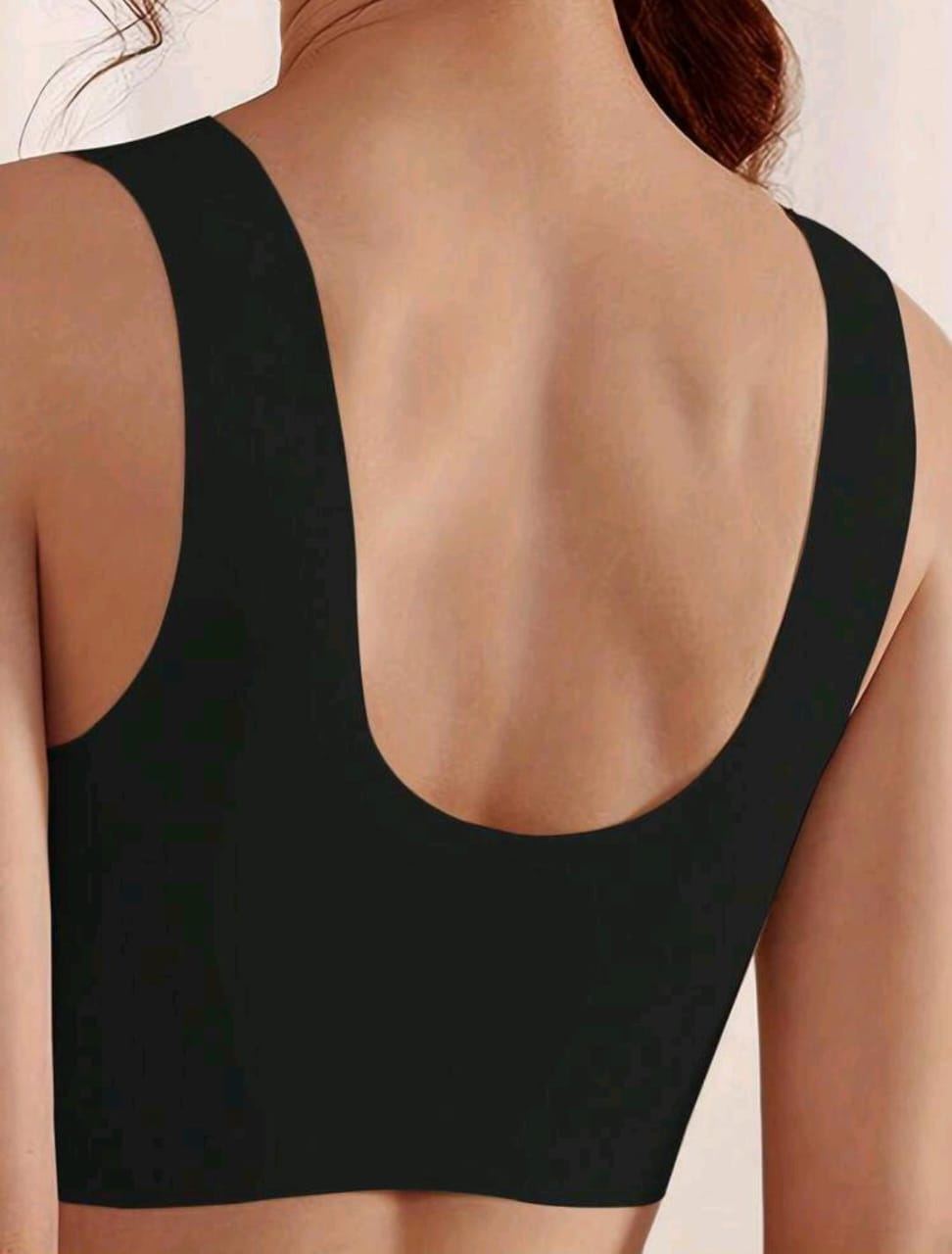 Easy Stretch Sports Bra (Black)
