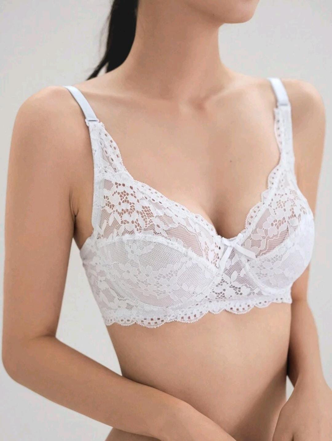 Daisy Elegance Underwire Bra (White)