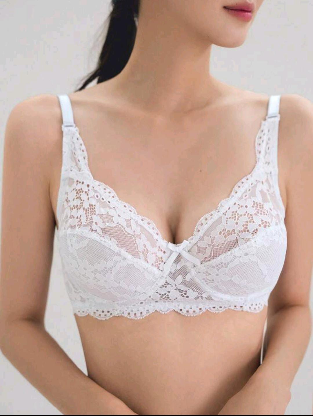 Daisy Elegance Underwire Bra (White)