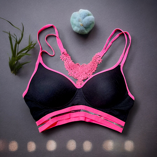 🌟 Radiant Rhythm Sports Bra - Pink Passion Edition 🌸