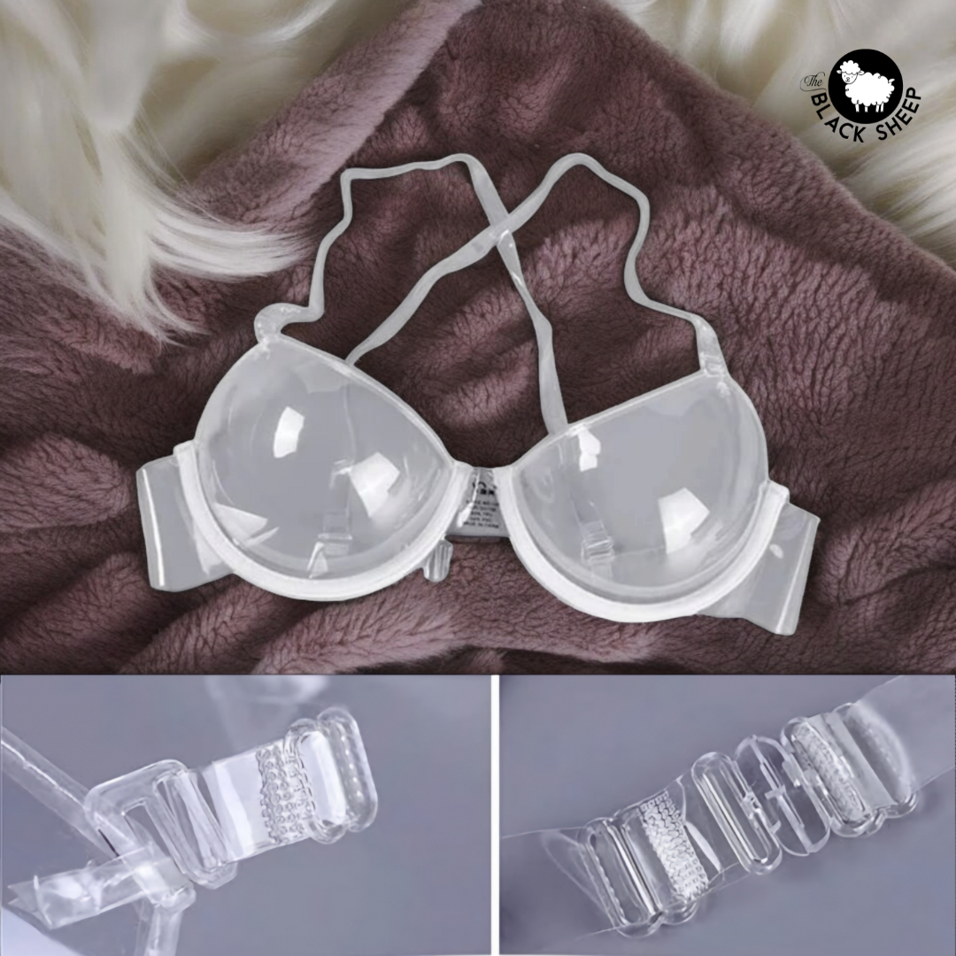 🌟 Naughty Temptation Transparent Bra 🌟