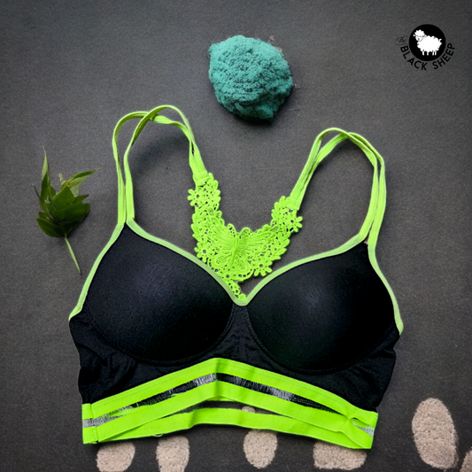 🌟 Radiant Rhythm Sports Bra - Lemon Glow Edition 🍋