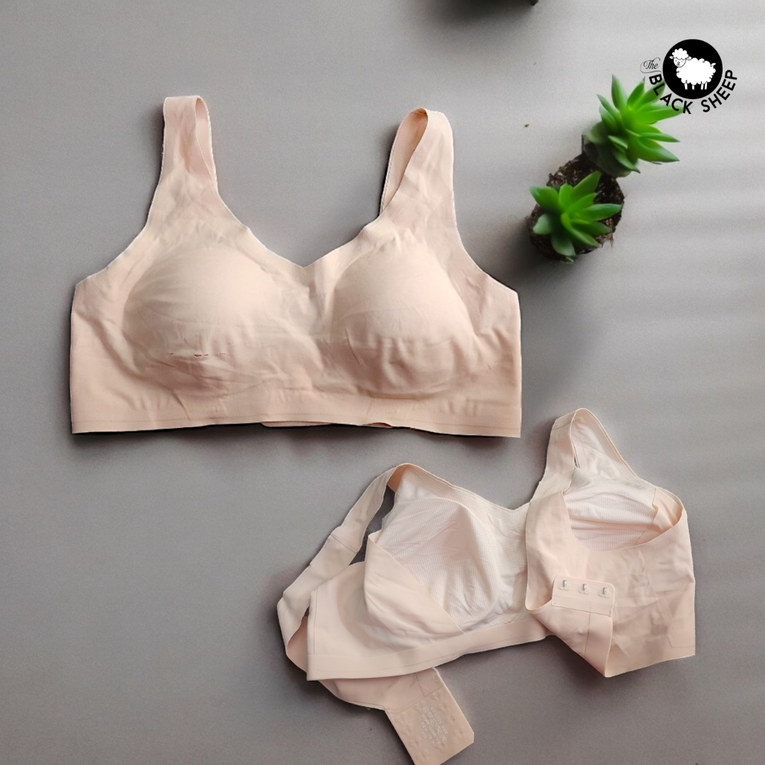 🏃‍♀️ FitFlex Sports Bra - Nude Glow ✨