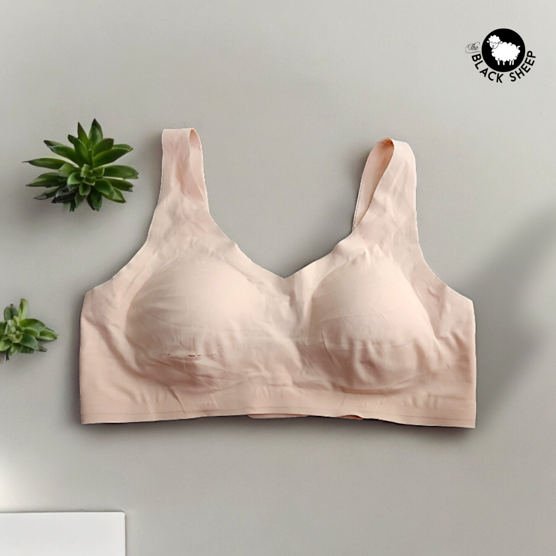 🏃‍♀️ FitFlex Sports Bra - Nude Glow ✨