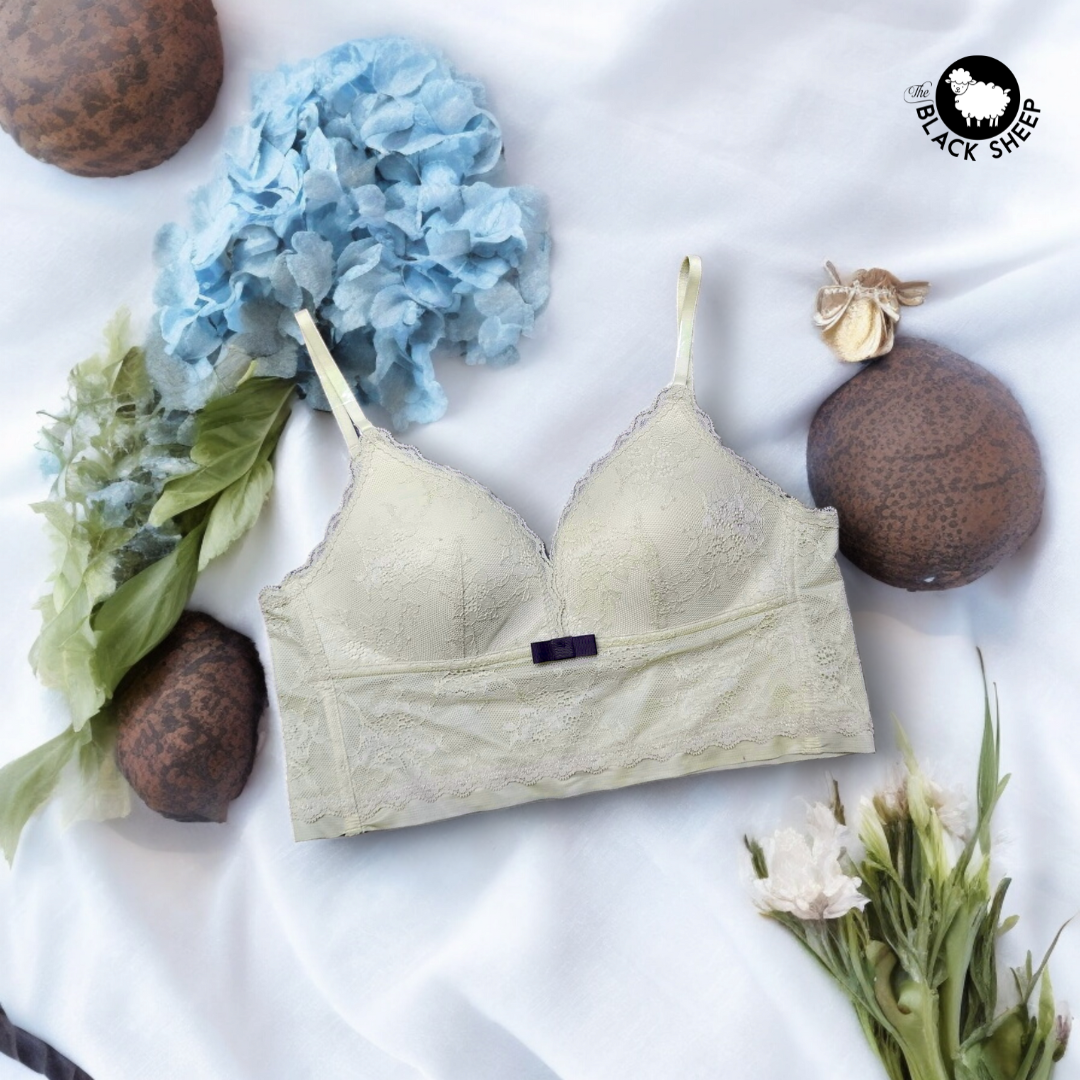 🌿 Elegant Ivory Bralette ✨