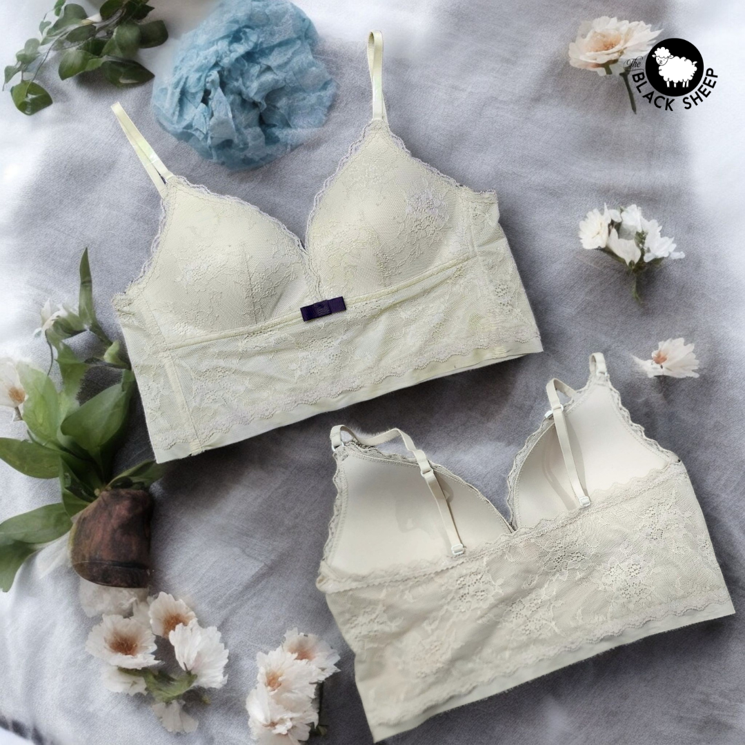 🌿 Elegant Ivory Bralette ✨