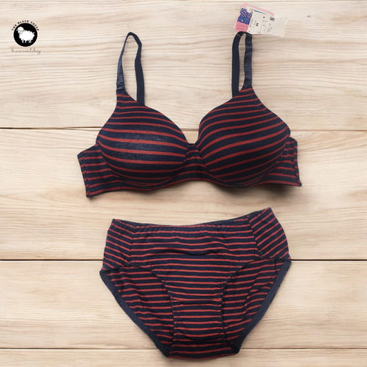 ✨ Everyday Stripes Wireless Bra Set ✨