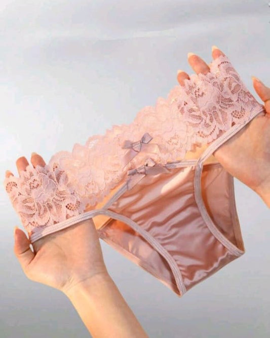 Lace Temptation Panty - Pink