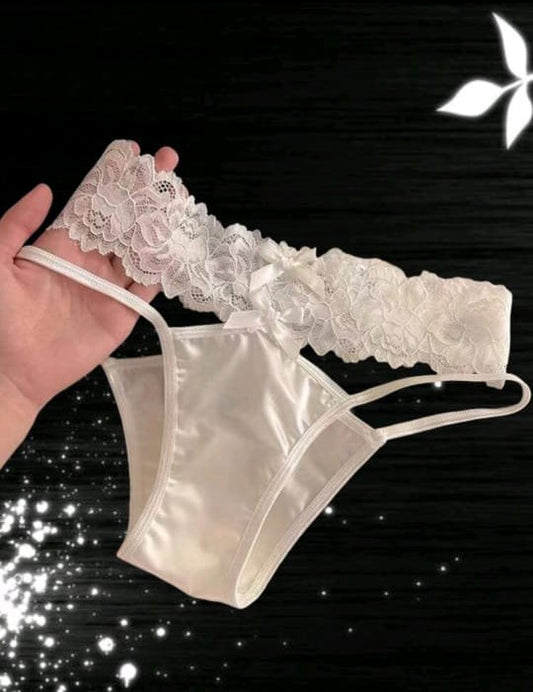 Lace Temptation Panty - White