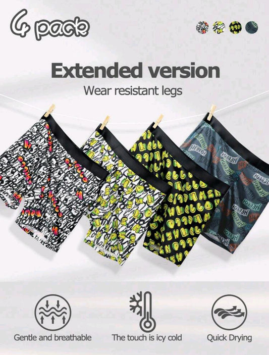 Pop Vibes Boxers - Pack of 4