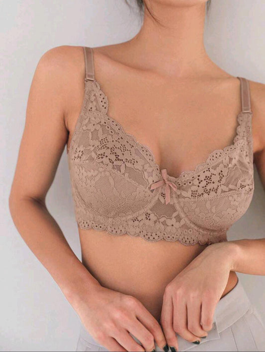 Daisy Elegance Underwire Bra (Khaki)