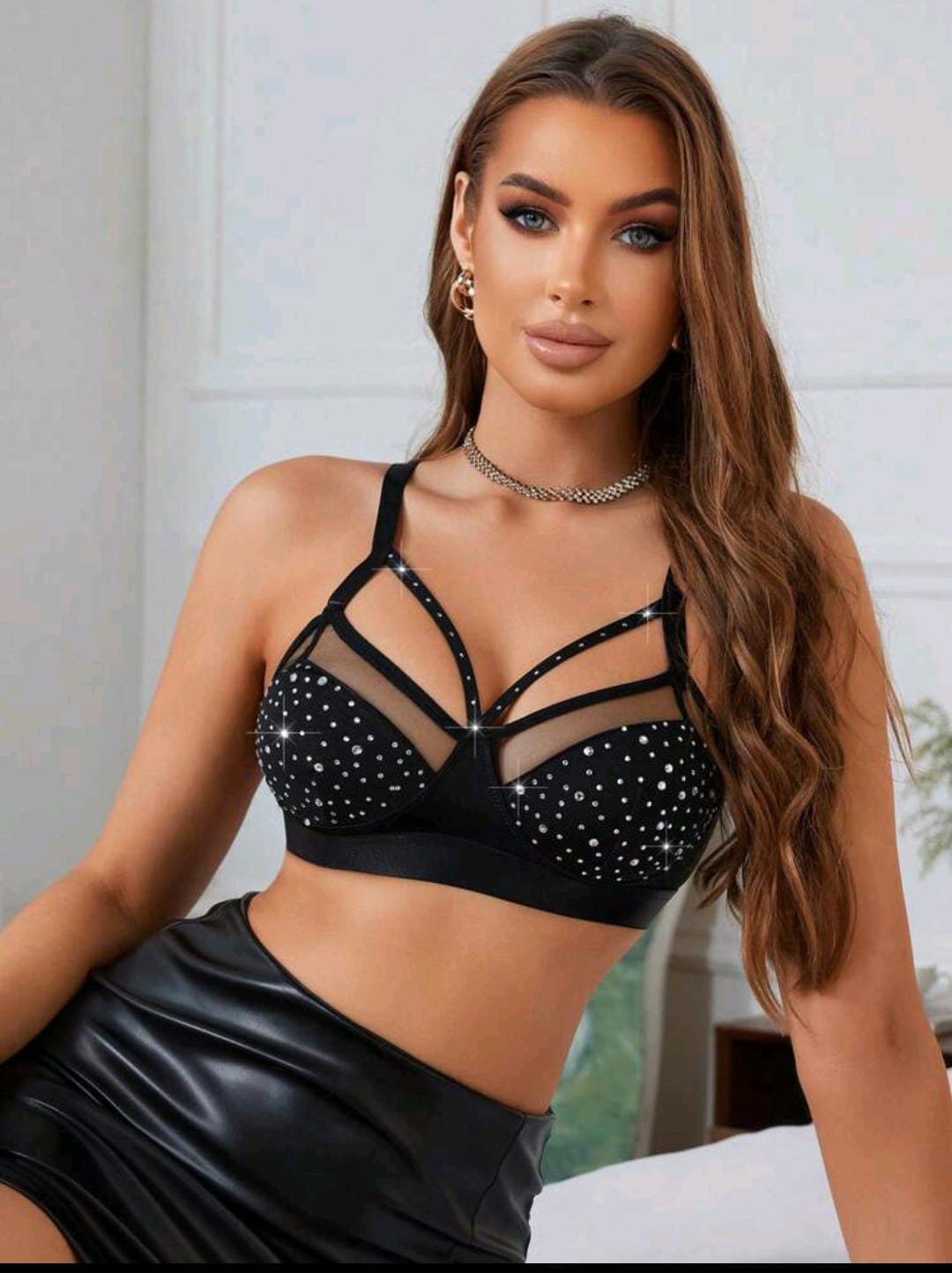 Rhinestone Radiance Bra