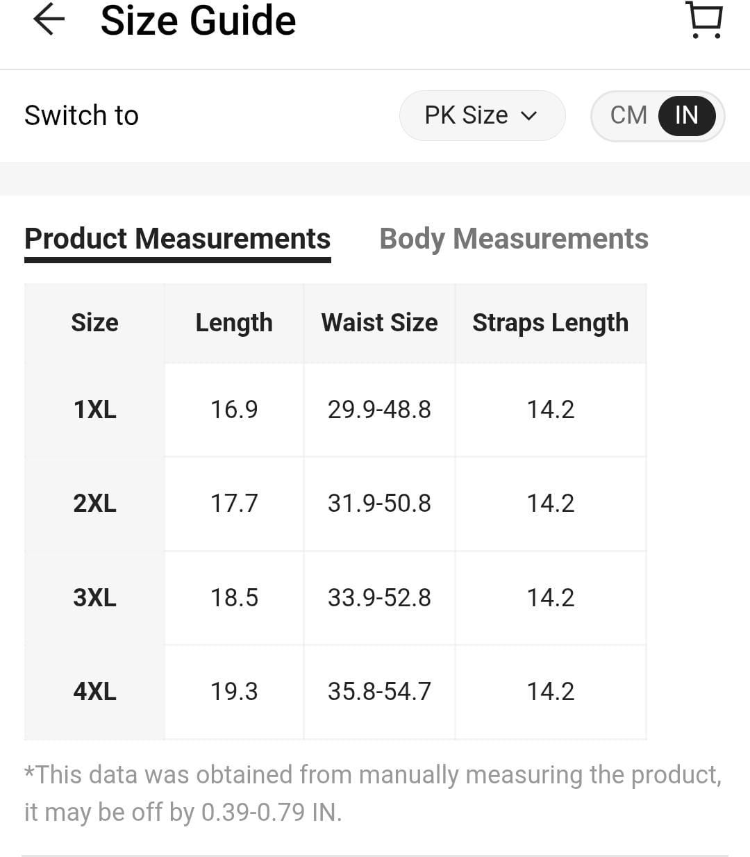 Master Shot - Plus Size