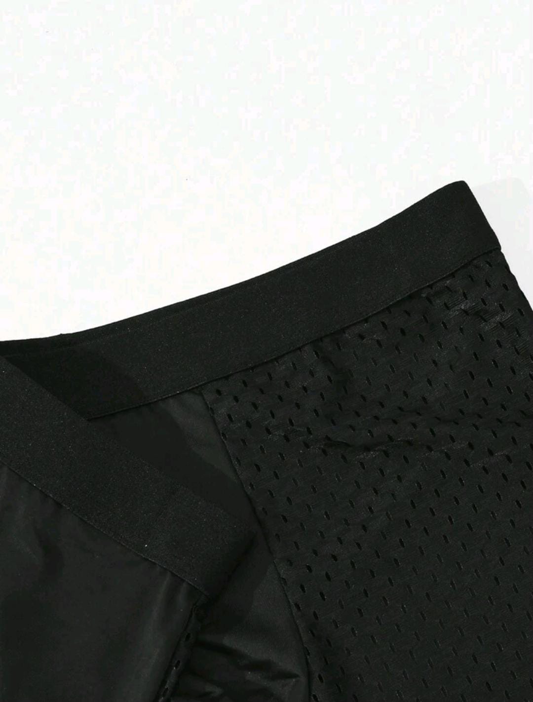 Ice Silk Mesh Boxer Set - Pack of 4 (Black)