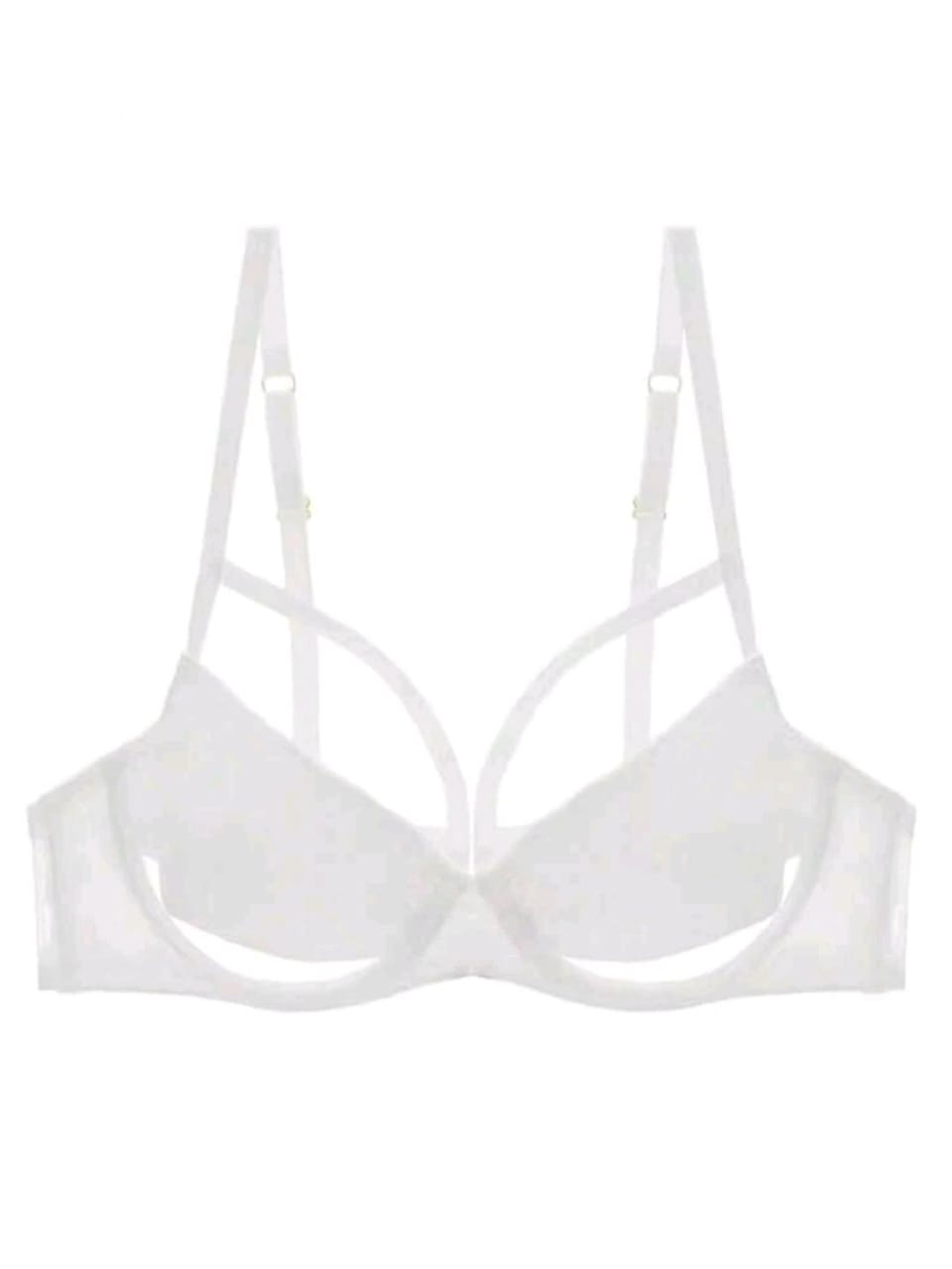 Breathable Underwire Bra (White)