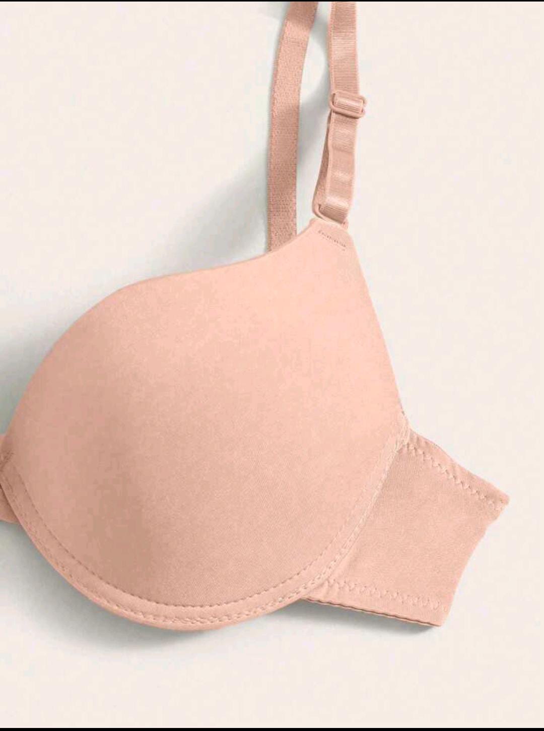 Sleek Embrace - Front Closure Push-Up Bra (Apricot)