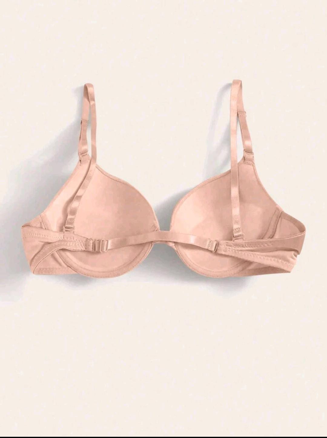 Sleek Embrace - Front Closure Push-Up Bra (Apricot)